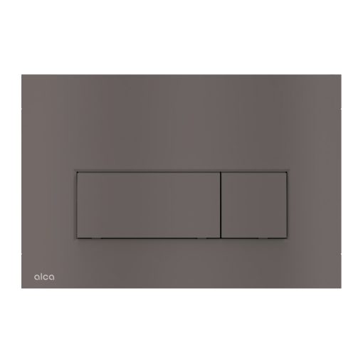 Alca M57-GM nyomólap beépíthető WC tartályhoz, kettős öblítésű, matt szürke
