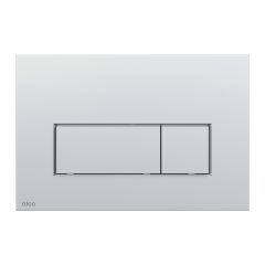   Alca M572 nyomólap beépíthető WC tartályhoz, kettős öblítésű, matt króm