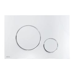   Alca M671 nyomólap beépíthető WC tartályhoz, kettős öblítésű, fényes króm