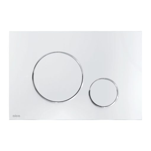 Alca M671 nyomólap beépíthető WC tartályhoz, kettős öblítésű, fényes króm