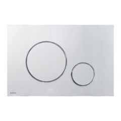   Alca M672 nyomólap beépíthető WC tartályhoz, kettős öblítésű, matt króm