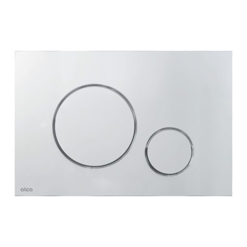Alca M672 nyomólap beépíthető WC tartályhoz, kettős öblítésű, matt króm