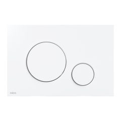   Alca M676 nyomólap beépíthető WC tartályhoz, kettős öblítésű, matt fehér