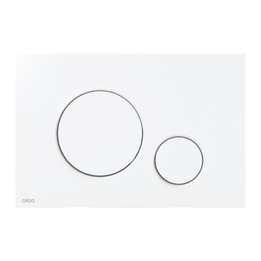 Alca M676 nyomólap beépíthető WC tartályhoz, kettős öblítésű, matt fehér