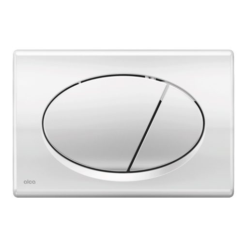 Alca M71 nyomólap beépíthető WC tartályhoz, kettős öblítésű, fényes króm