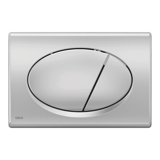 Alca M72 nyomólap beépíthető WC tartályhoz, kettős öblítésű, matt króm