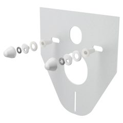   Alca Zajcsökkentő lemez függeszthető WC-hez és bidéhez tartozékokkal és fedéllel (fehér)