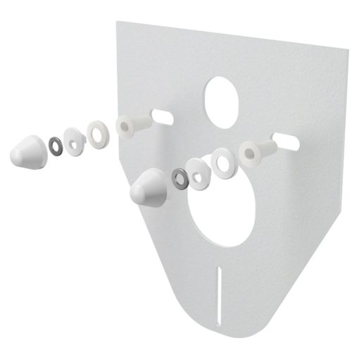 Alca Zajcsökkentő lemez függeszthető WC-hez és bidéhez tartozékokkal és fedéllel (fehér)