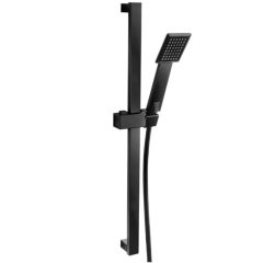   FERRO SINUS BLACK fekete csúszórudas zuhanyszett 1 funkciós kézizuhannyal