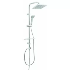   Ferro Squerto Lux króm komplett zuhanyrendszer fej- és kézizuhannyal