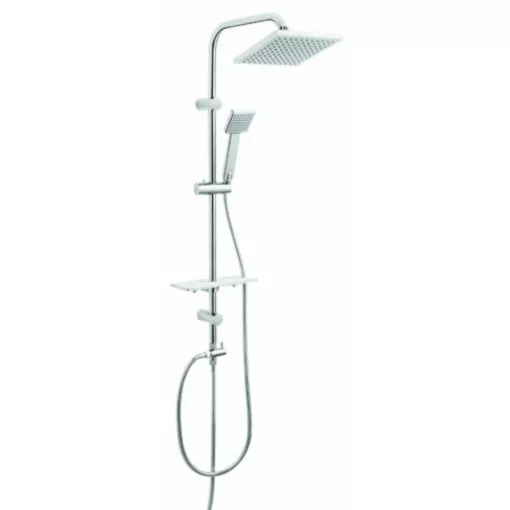 Ferro Squerto Lux króm komplett zuhanyrendszer fej- és kézizuhannyal