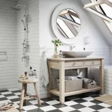 Ferro Squerto Lux króm komplett zuhanyrendszer fej- és kézizuhannyal