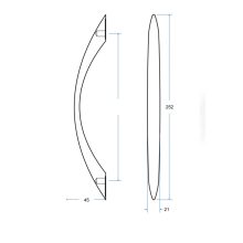 Besco STANDARD krómozott kádkapaszkodó (1db)