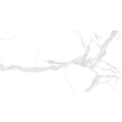   Statuario Cara Glossy 60x120 polírozott márványmintás rektifikált gres-porcelán padlóburkolat