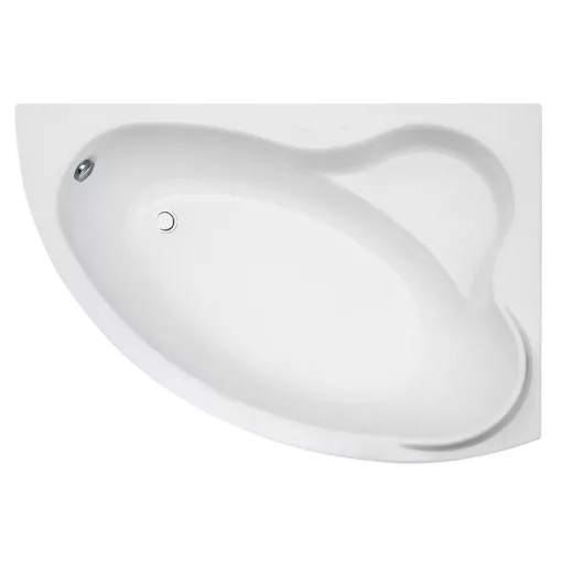 Besco ADA 140x90 jobbos aszimmetrikus íves akril sarokkád