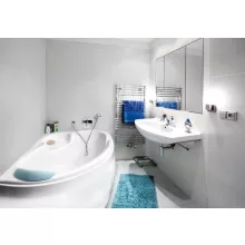 Besco FINEZJA 140x95/155x95/170x110 aszimmetrikus íves akril sarokkád