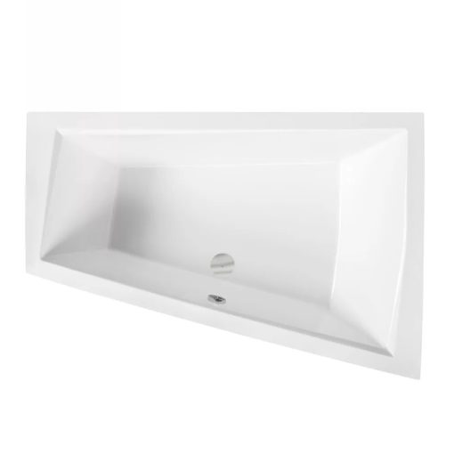 Besco INTIMA DUO 180x125 jobbos aszimmetrikus íves akril sarokkád