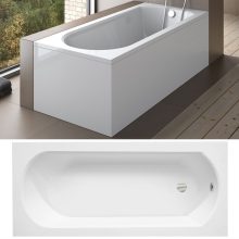 Besco INTRICA 150x75 egyenes akril kád lábbal