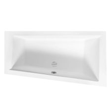 Besco INTIMA 150x85 jobbos aszimmetrikus íves akril sarokkád lábbal