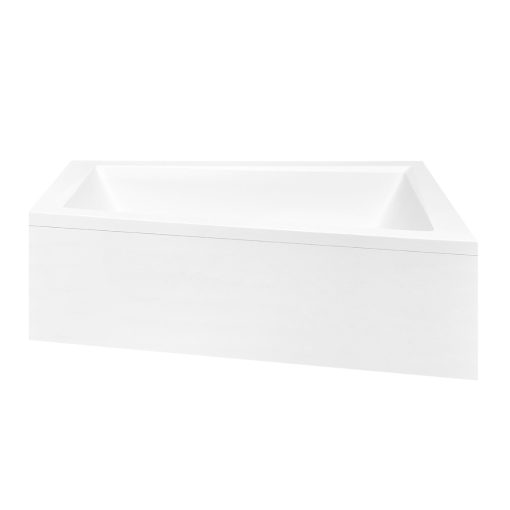 Besco INTIMA 150x85 jobbos aszimmetrikus íves akril sarokkád lábbal