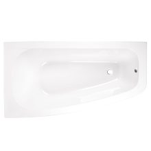 Besco LUNA 150x80 aszimmetrikus íves akril sarokkád