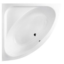 Besco LUKSJA 150x150 szimmetrikus íves akril sarokkád lábbal