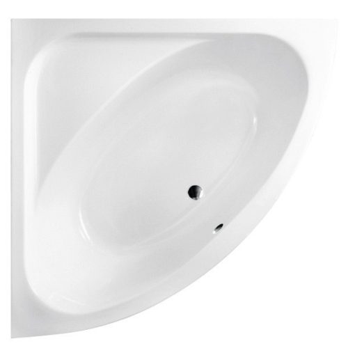 Besco LUKSJA 150x150 szimmetrikus íves akril sarokkád lábbal