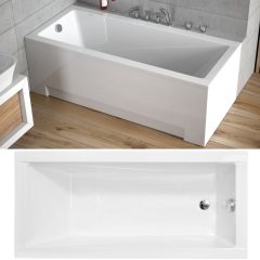   Besco MODERN 120/130/140/150/160/170/180 cm hosszú egyenes akril kád