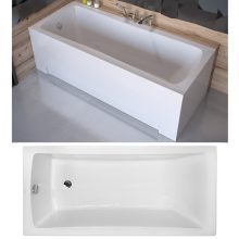 Besco OPTIMA 170x70 egyenes akril kád lábbal és előlappal