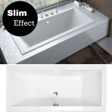 Besco QUADRO SLIM 175x80 egyenes akril kád