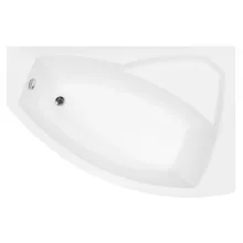 Besco RIMA 130x85 jobbos aszimmetrikus íves akril sarokkád