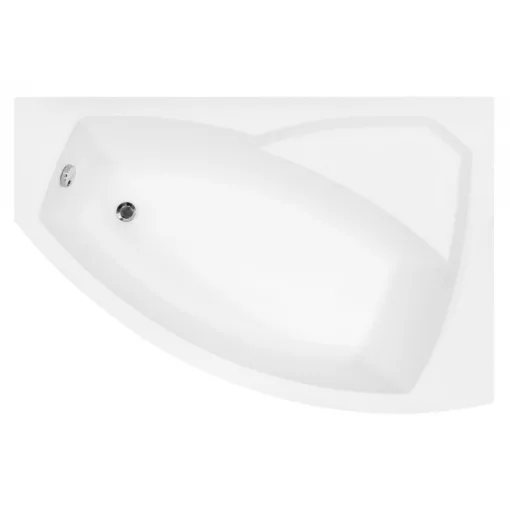 Besco RIMA 130x85 jobbos aszimmetrikus íves akril sarokkád