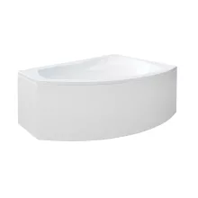 Besco RIMA 130x85 jobbos aszimmetrikus íves akril sarokkád