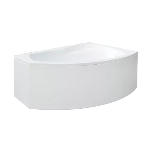 Besco RIMA 130x85 jobbos aszimmetrikus íves akril sarokkád