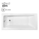 Besco TALIA SLIM 160x75 egyenes akril kád lábbal