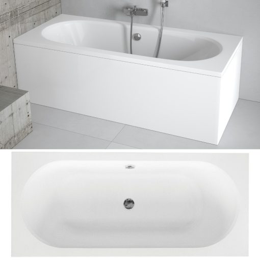 Besco VITAE 170x75 egyenes akril kád