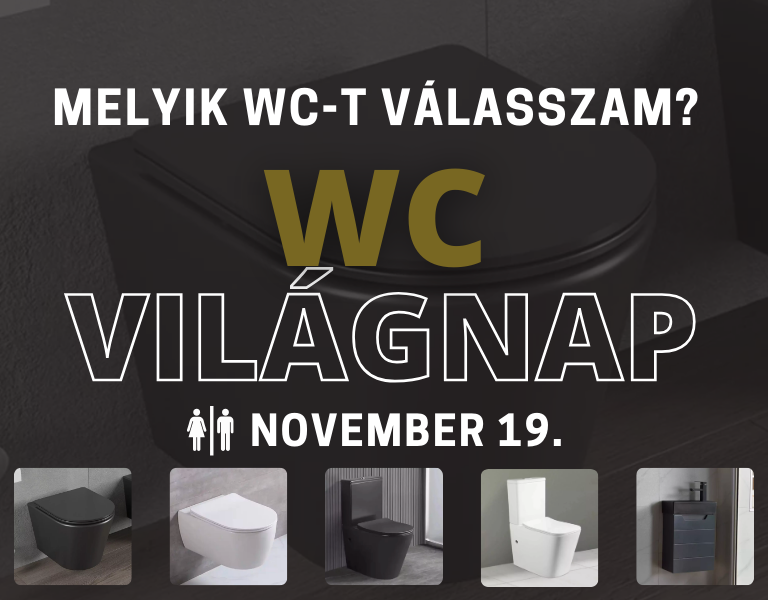 November 19. WC világnapja - Melyik WC-t válasszam?