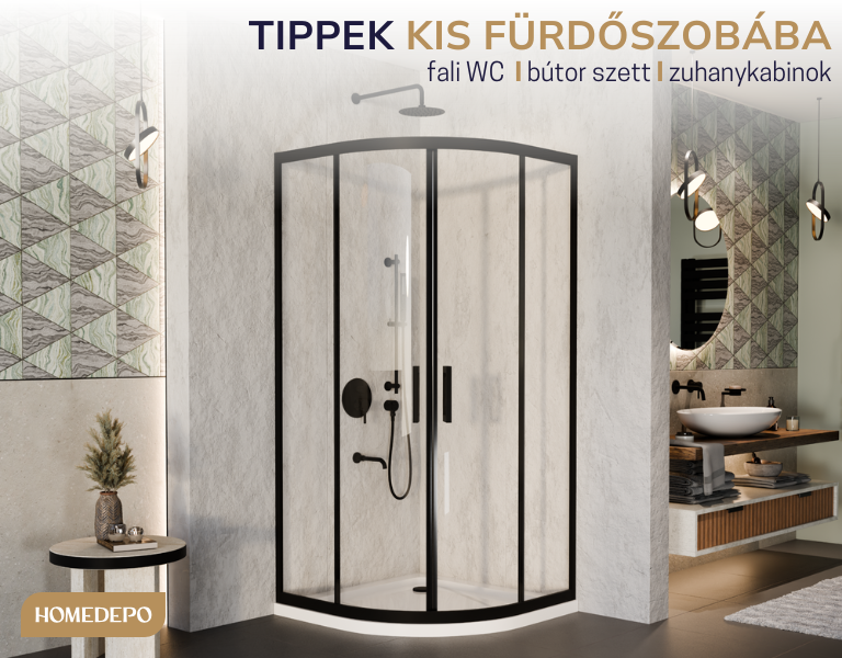 Minimalista kis fürdőszoba ötletek