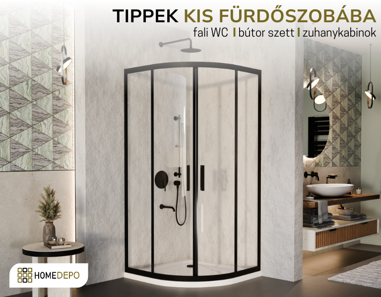 Minimalista kis fürdőszoba ötletek