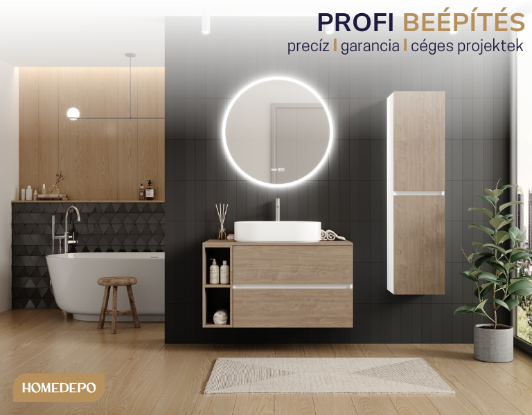 Garantált minőség, profi beépítéssel – Teljes körű megoldás a HomeDepo-tól