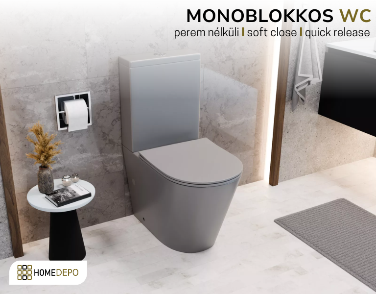 Monoblokkos WC kisokos: Válaszd a HomeDepo legjobb modelljeit!
