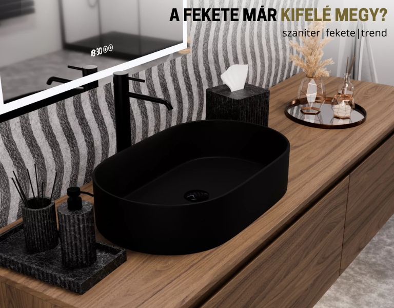 A matt fekete már kifelé megy? Ezek a fürdőszoba trendek váltják le!