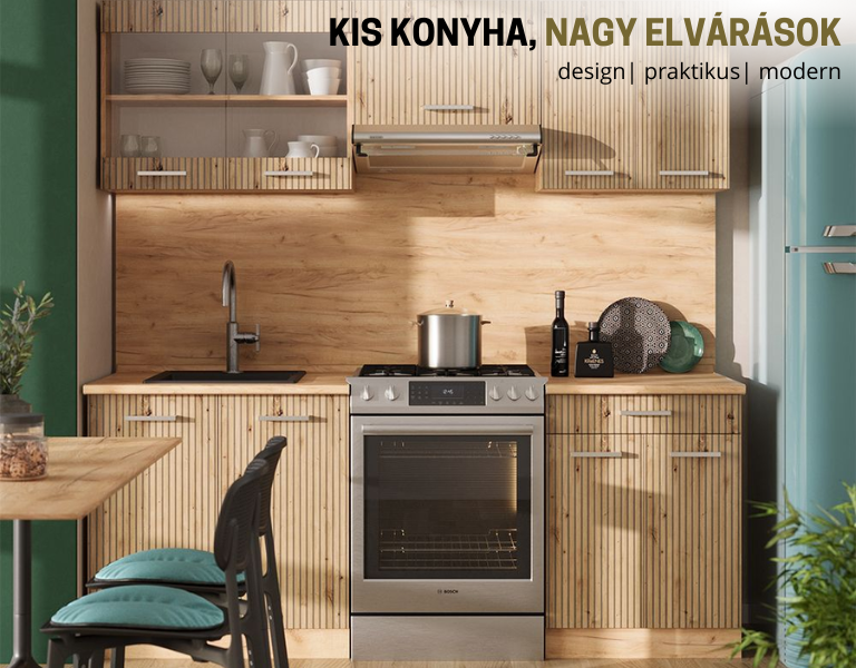 Kis konyha, nagy elvárások – így hozd ki a legtöbbet a térből