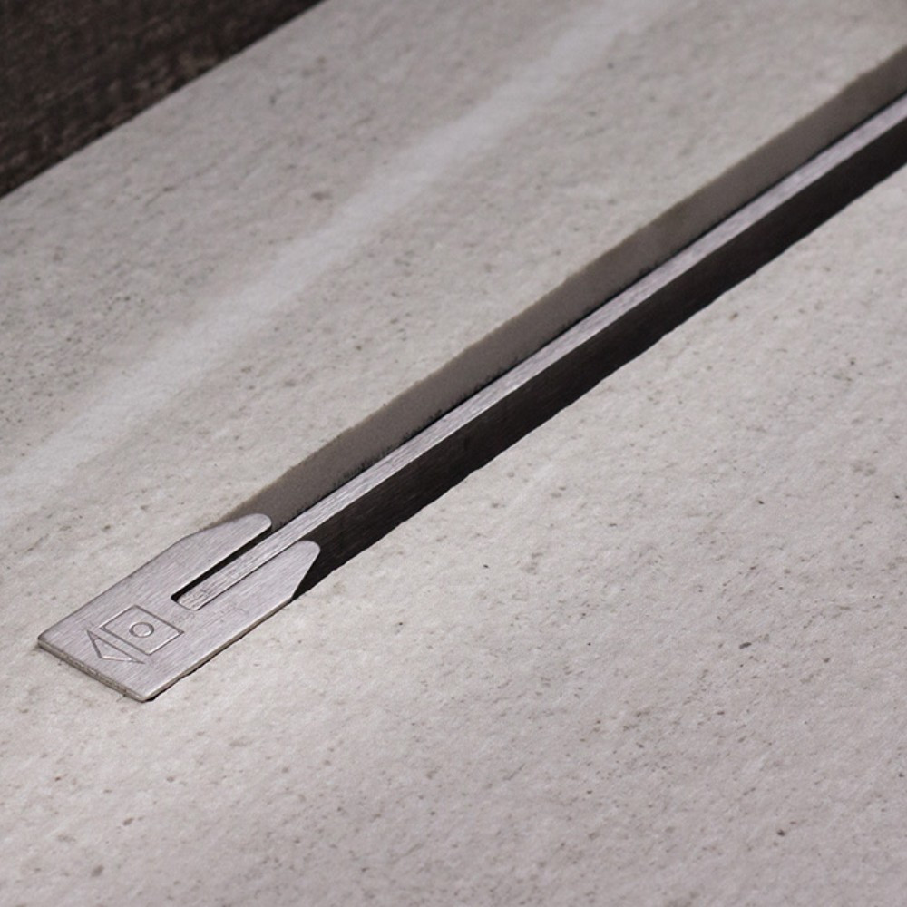 CONFLUO SLIM LINE 95 cm hosszú ultravékony rozsdamentes acél zuhanyfolyóka
